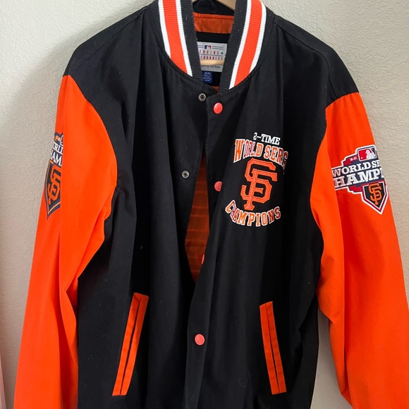 Vintage San Francisco Giant’s 2-Time World Series Winner Men’s Jacket sz: XL - Picture 8 of 9